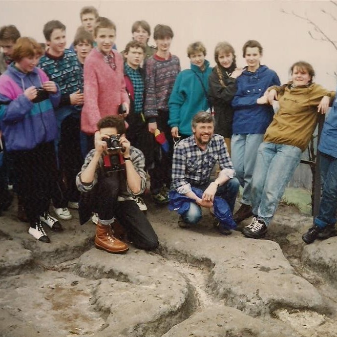 Wycieczka klas pierwszych w Karkonosze (1991)